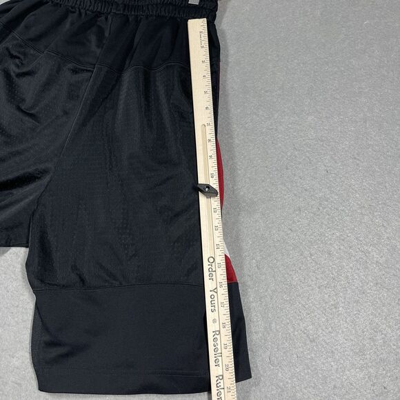 Jordan Shorts Mens Large Black Ready Jumpman Basketball Hoop Embroidered 2011 - Picture 11 of 12